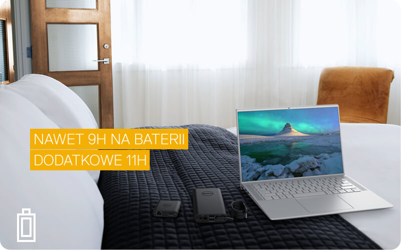 Nawet 9h na baterii
          dodatkowe 11h