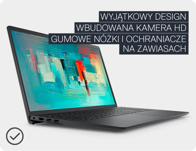 WYJĄTKOWY DESIGN
          WBUDOWANA KAMERA HD
          GUMOWE NÓŻKI I OCHRANIACZE
          NA ZAWIASACH