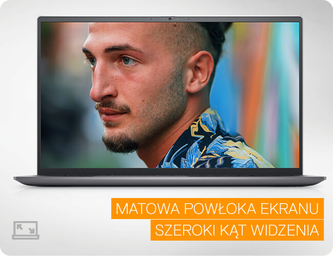 MATOWA POWŁOKA EKRANU
          SZEROKI KĄT WIDZENIA