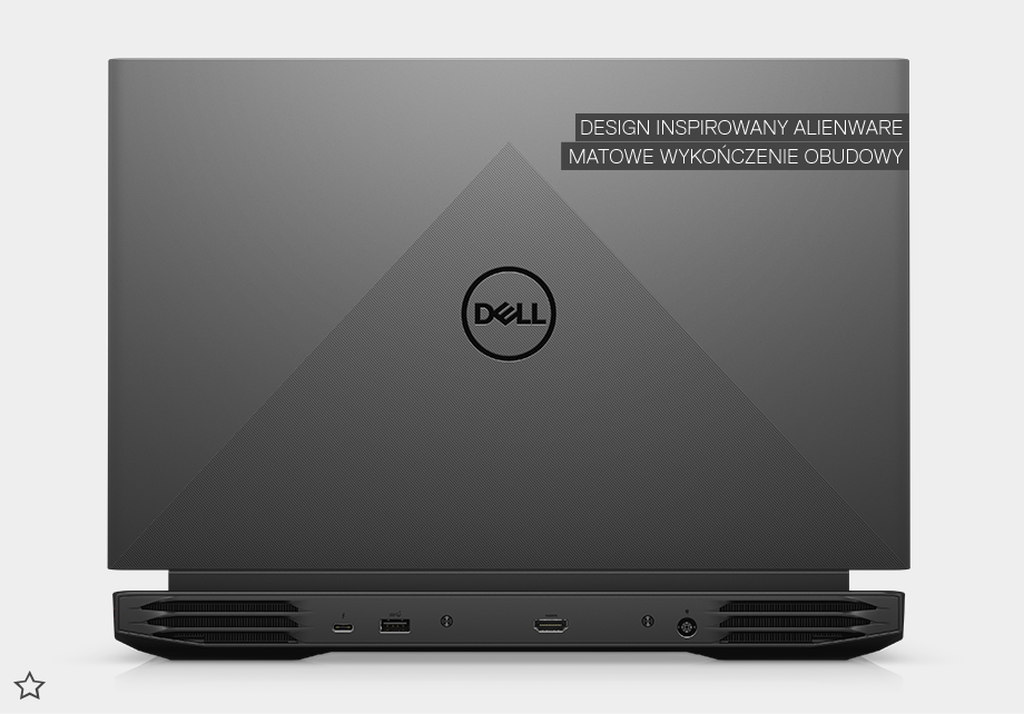 DESIGN INSPIROWANY ALIENWARE
      MATOWE WYKOŃCZENIE OBUDOWY
