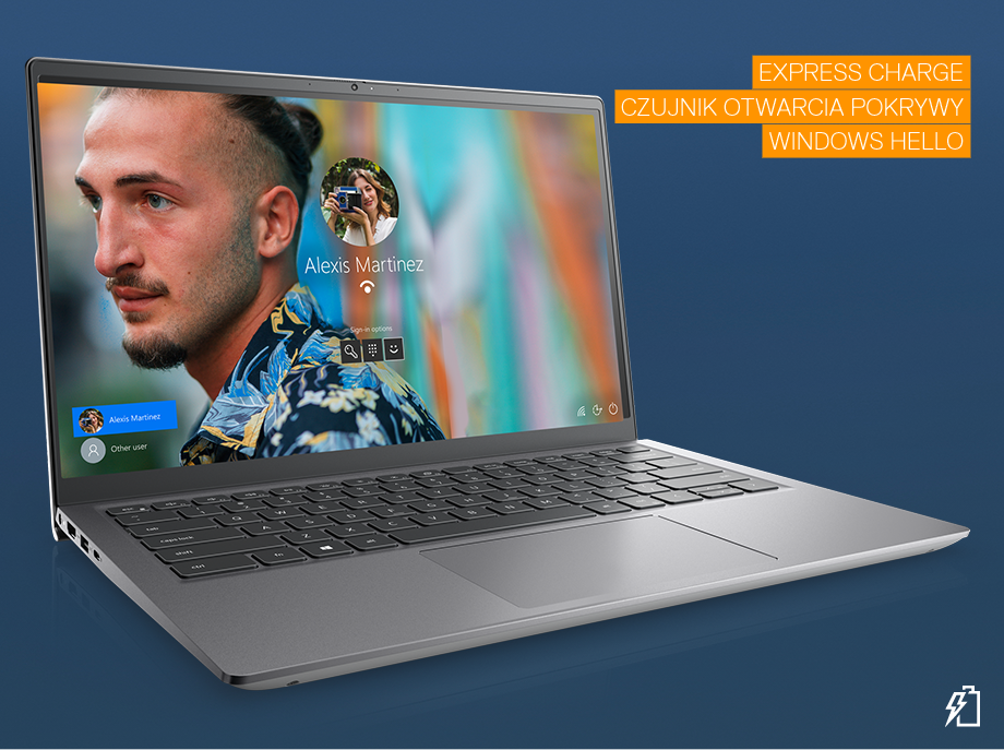 EXPRESS CHARGE
      CZUJNIK OTWARCIA POKRYWY
      WINDOWS HELLO