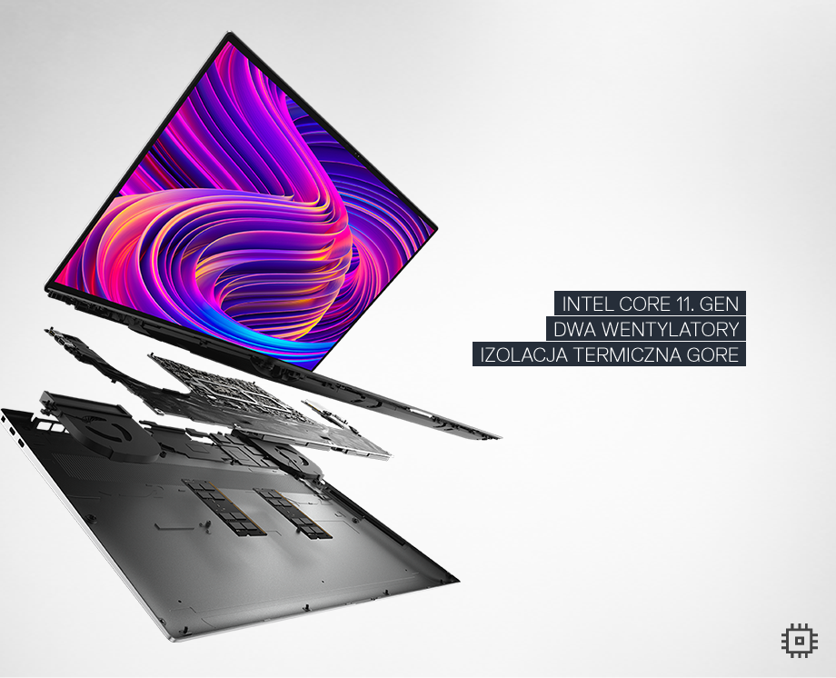 INTEL CORE 11. GEN
      DWA WENTYLATORY
      IZOLACJA TERMICZNA GORE