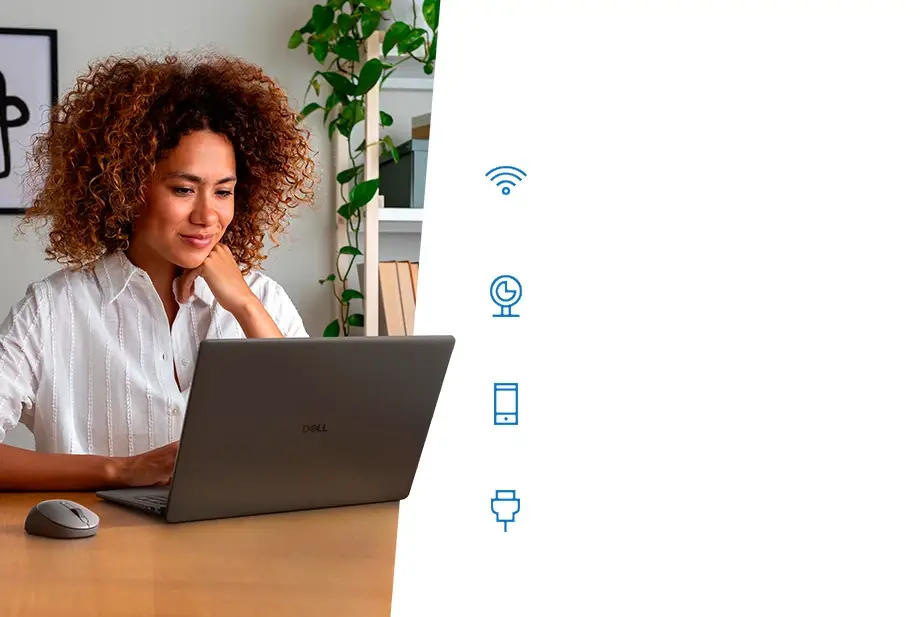 Bezprzewodowa komunikacja Wi-Fi i Bluetooth w laptopie Dell 16